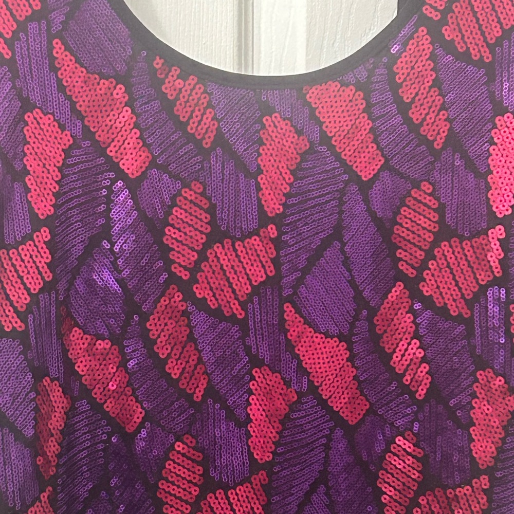 Purple and Pink Sequin dress